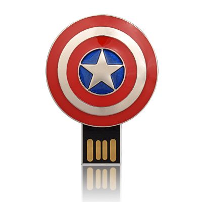 Wholesale Avengers USB 1GB Flash Disk Captain American Thumb Drive