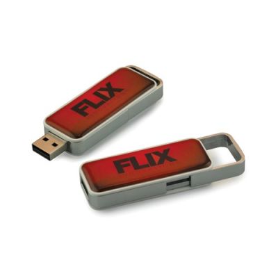 Slider Epoxy LOGO 8GB USB Flash Drive Memory Stick 