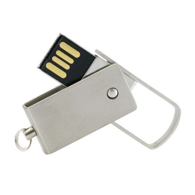 Utility Keychain Metal Mini Swivel USB Flash Disk Memory Stick