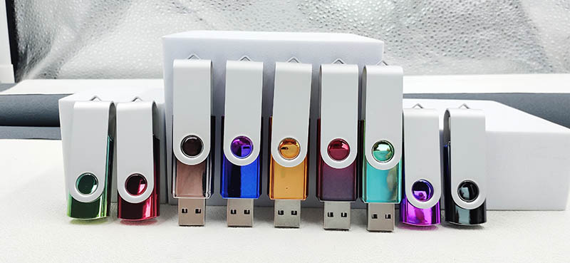 colorful swivel usb flash stick