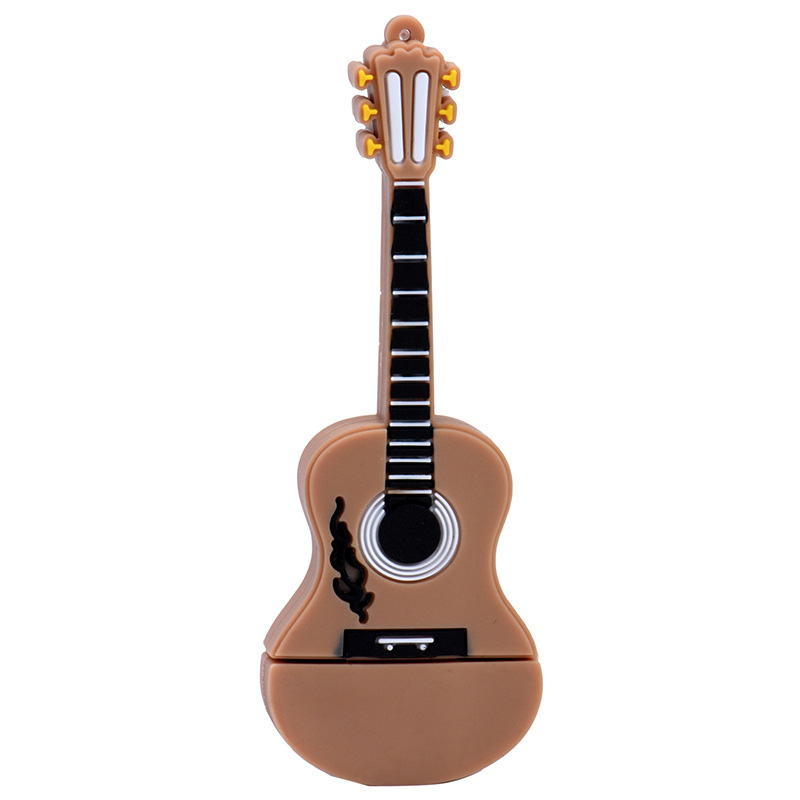 guitar figure USB drive made from soft PVC material