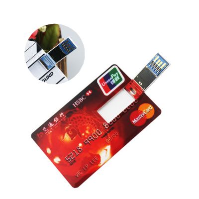 Plastic 256GB Credit Card USB 3.0 Flash Drive Paypal Accept