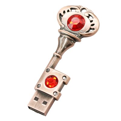 Giveaway Gift Bronze Bulk 4GB Key Shape Pen Drive USB 