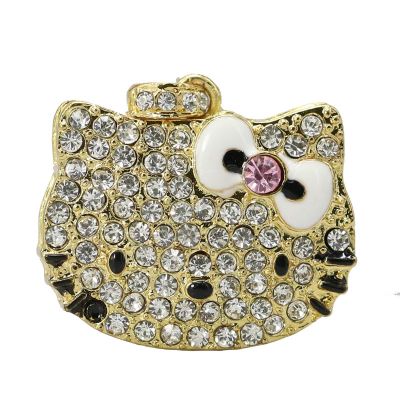 Waterproof Gift Shine Hello Kitty Jewelry USB 4GB Pen Drive 