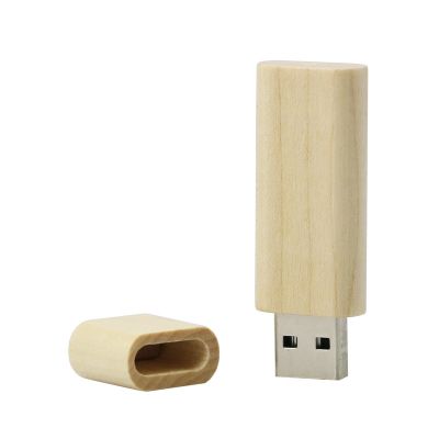Walnut Wood 2TB USB Flash Drive Genuine Capacity