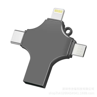 Ios Flash Drive 4 in1 USB External Storage 512GB China Exporter